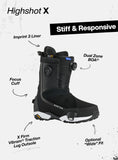 Burton Highshot X Step On® Snowboard Boots 2026 - Black