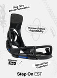 Burton Step On® Cartel X EST® Snowboard Bindings 2026 - Black