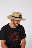 JETPILOT Hiker Wide Brim Bucket Hat - Khaki
