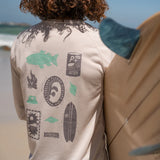 PICTURE Maribo LS Surf Tee - Wind Chime