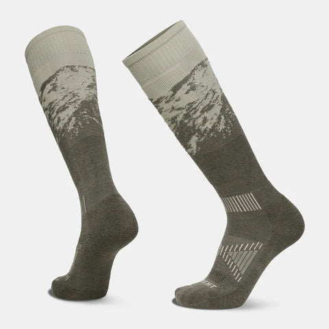 Le Bent Sammy Carlson Pro Series Light Cushion Snow Sock - Alpine Ash