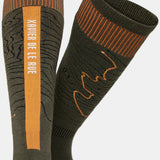 Le Bent Xavier De Le Rue Pro Series Light Cushion Snow Sock - Dark Eucalypt
