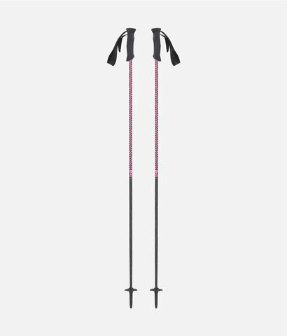 Black Crows STANS Ski Carbon Poles 2025 - Black / Pink