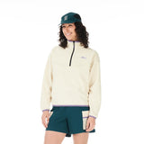 Picture INARIA W 1/4 Fleece - Wood Ash