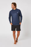 JETPILOT Venture Long Sleeve Hydro Mens Tee - Navy