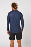 JETPILOT Venture Long Sleeve Hydro Mens Tee - Navy