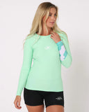 JETPILOT Zahra Long Sleeve Ladies Rashie - Mint