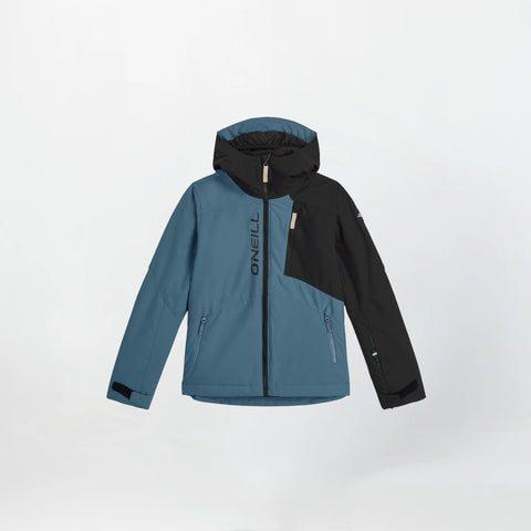 O'Neill Boys CRUZ Block Snow Jacket Youth 2026 - Black out Colour Block