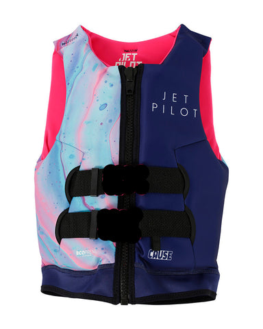 JETPILOT Cause F/E Youth Vest 2026 - Fairy Floss