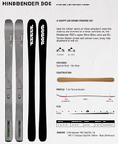 K2 Mindbender 90C 2026 with QUIKCLIK Marker Binding system