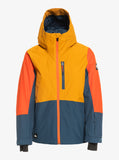 Quiksilver Kai Jones Ambition Technical Snow Youth Jacket 2023 - Buckthorn Brown