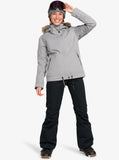 Roxy Meade Insulated Snow Womens Jacket 2024 - Heather Grey