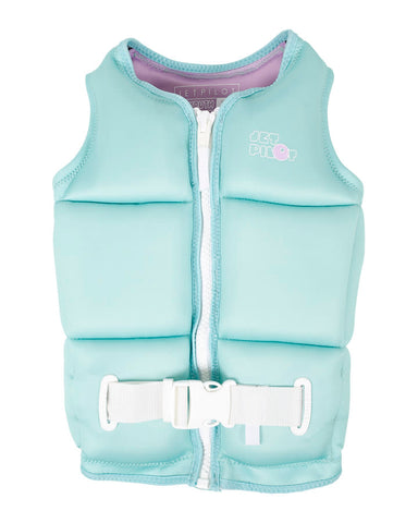 JETPILOT Freeride Girls Youth Neo Vest 2026 - Teal
