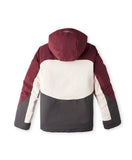 O'Neill Carbonite Youth Jacket 2024 - Windsor Wine Colour Block