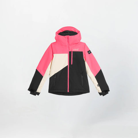 O'Neill Girls CRUZ Triple Snow Jacket Youth 2026 - Black Out Colour Block