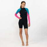 O'NEILL Girl's Reactor 2mm Long Sleeve Spring Suit Back Zip 2026/27 - Blue Curacao