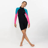 O'NEILL Girl's Reactor 2mm Long Sleeve Spring Suit Back Zip 2026/27 - Blue Curacao