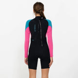 O'NEILL Girl's Reactor 2mm Long Sleeve Spring Suit Back Zip 2026/27 - Blue Curacao