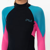 O'NEILL Girl's Reactor 2mm Long Sleeve Spring Suit Back Zip 2026/27 - Blue Curacao