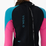 O'NEILL Girl's Reactor 2mm Long Sleeve Spring Suit Back Zip 2026/27 - Blue Curacao