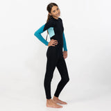 O'Neill Girl's Reactor 3/2mm Steamer Back Zip 2026/27 - Bright Blue