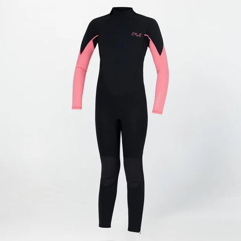 O'Neill Girl's Reactor 3/2mm Steamer Back Zip 2026 - Pink