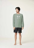 PICTURE Maribo LS Surf Tee - Lily Pad