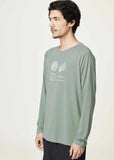 PICTURE Maribo LS Surf Tee - Lily Pad