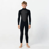 O'NEILL Kid's Factor 3/2mm Steamer Back Zip Youth Wetsuit - Black