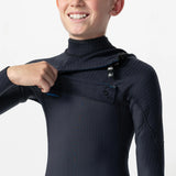 O'Neill Youth HyperFreak 3/2+ Steamer Chest Zip Wetsuit 2026/27 - Gunmetal
