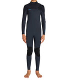 O'Neill Youth Hyperfreak 4/3+ Chest Zip Wetsuit - Gunmetal/Black