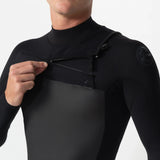 O'Neill Defender 4/3MM Chest Zip Steamer Wetsuit 2026 - Black