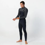 O'Neill Hyperfreak 4/3+ Chest Zip Steamer Wetsuit 2026 - Tempered Steel