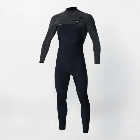 O'Neill Hyperfreak 4/3+ Chest Zip Steamer Wetsuit 2026 - Tempered Steel