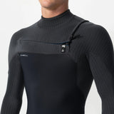 O'Neill Hyperfreak 4/3+ Chest Zip Steamer Wetsuit 2026 - Tempered Steel