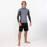 O'Neill Hyperfreak skins Long Sleeve Rashguard with Hood 2026/27 - Steel Grey