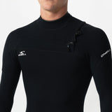 O'Neill Reactor 2 GBS Chest Zip 4/3mm Steamer Wetsuit 2026 - Black