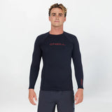 O'Neill Thermo X Long Sleeve Crew Rash Vest 2026 - Black