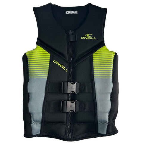 O'Neill Youth Factor L50s Bouyancy Jacket 2026/27 - Black Dayglo