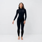 O'Neill Women's Reactor 3/2mm Flatlock Steamer Wetsuit 2026 - Black
