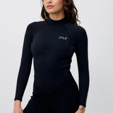 O'Neill Women's Reactor 3/2mm Flatlock Steamer Wetsuit 2026 - Black