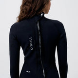 O'Neill Women's Reactor 3/2mm Flatlock Steamer Wetsuit 2026 - Black