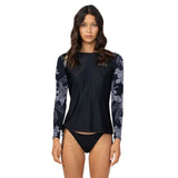 O'Neill Women's Salina Long Sleeve Rash Vest 2026/27 - Tropic Noir