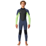 O'Neill Boys Reactor II 3/2MM Youth Wetsuit 2024 - Lime