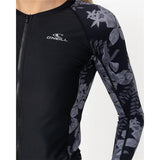 O'Neill Women's Laney Front Zip Long Sleeve Rash Vest 2026/27 - Tropic Noir