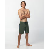 O'Neill Hyperfreak Tech Trvlr Enduro 19" Boardshort - Dark Olive