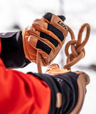 LENZ Ski Gloves Mens - Brown/Black