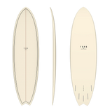 Torq TET Mod Fish 7'2" 2025 - Classic Cream