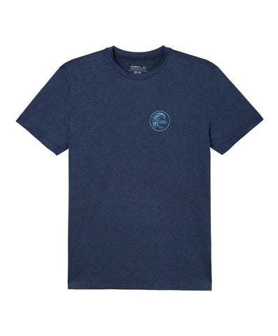 O'Neill TRVLR UPF Staple Tee - Heather Navy