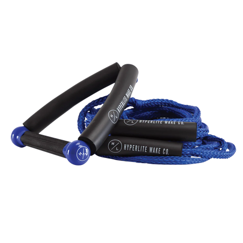 Hyperlite 25' Surf Rope with Handle - BLUE